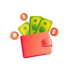 Carteira com Dinheiro